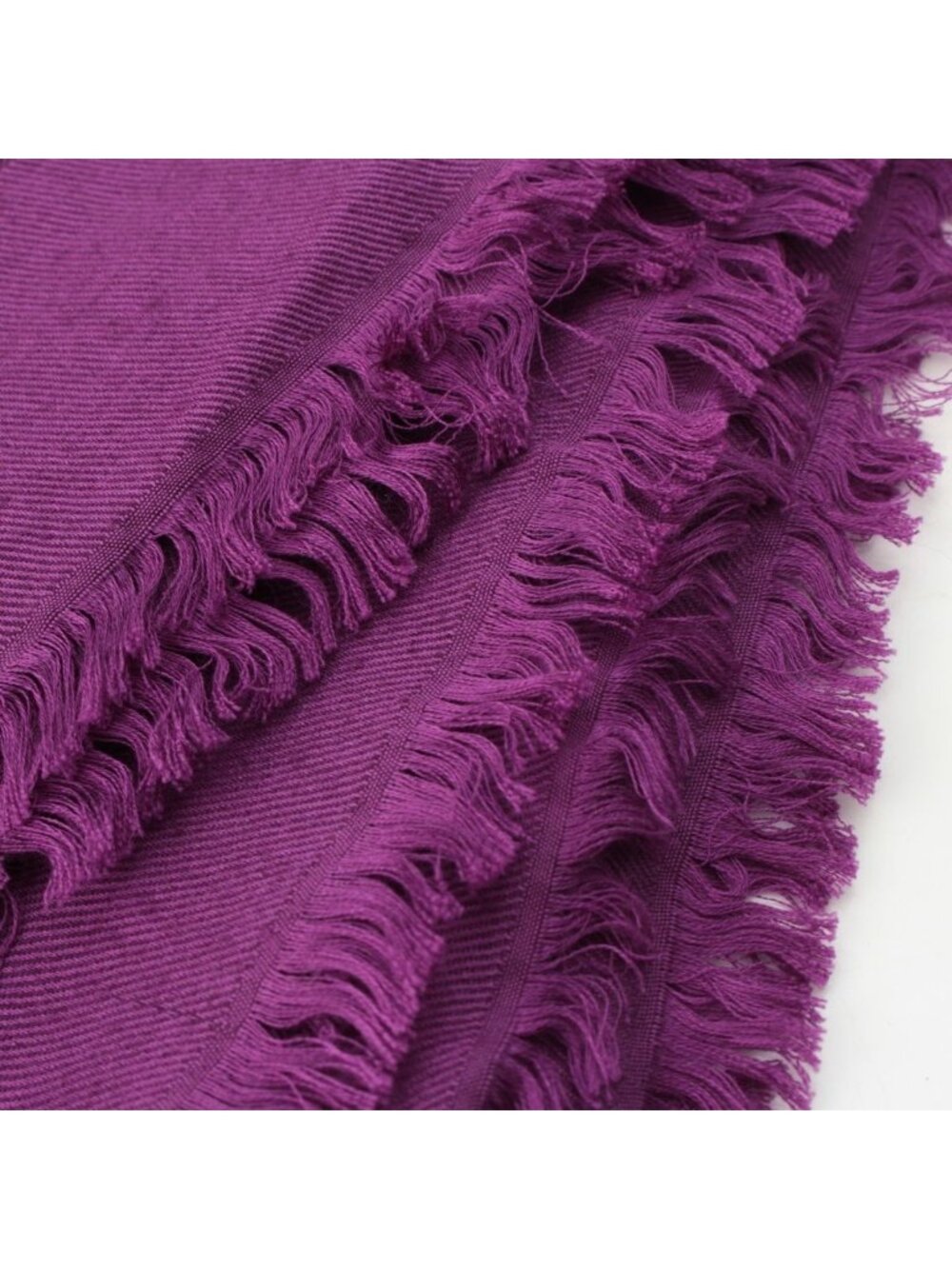 Louis Vuitton Silk Wool Monogram Shine Scarf Shawl Purple - Picture 5 of 10
